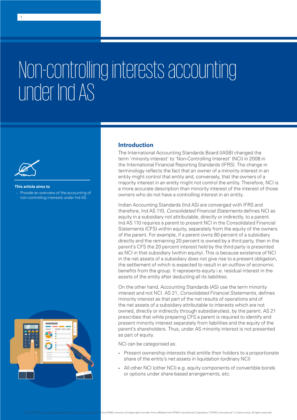 Non-Controlling Interests Accounting Under Ind AS