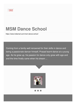 MSM Dance School