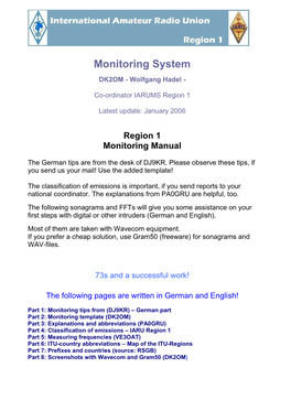 Monitoring System