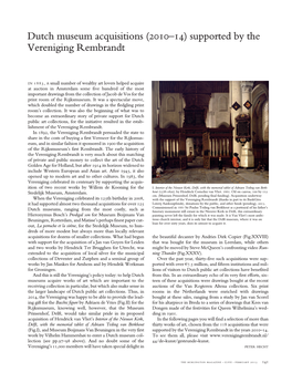 Supported by the Vereniging Rembrandt