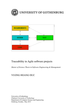 Traceability in Agile Software Projects