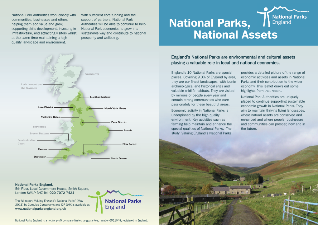 National Parks, National Assets