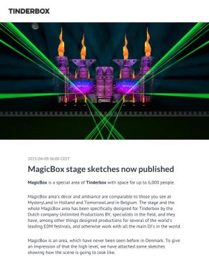 Magicbox Stage Sketches Now Published