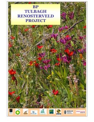 Tulbagh Renosterveld Project Report