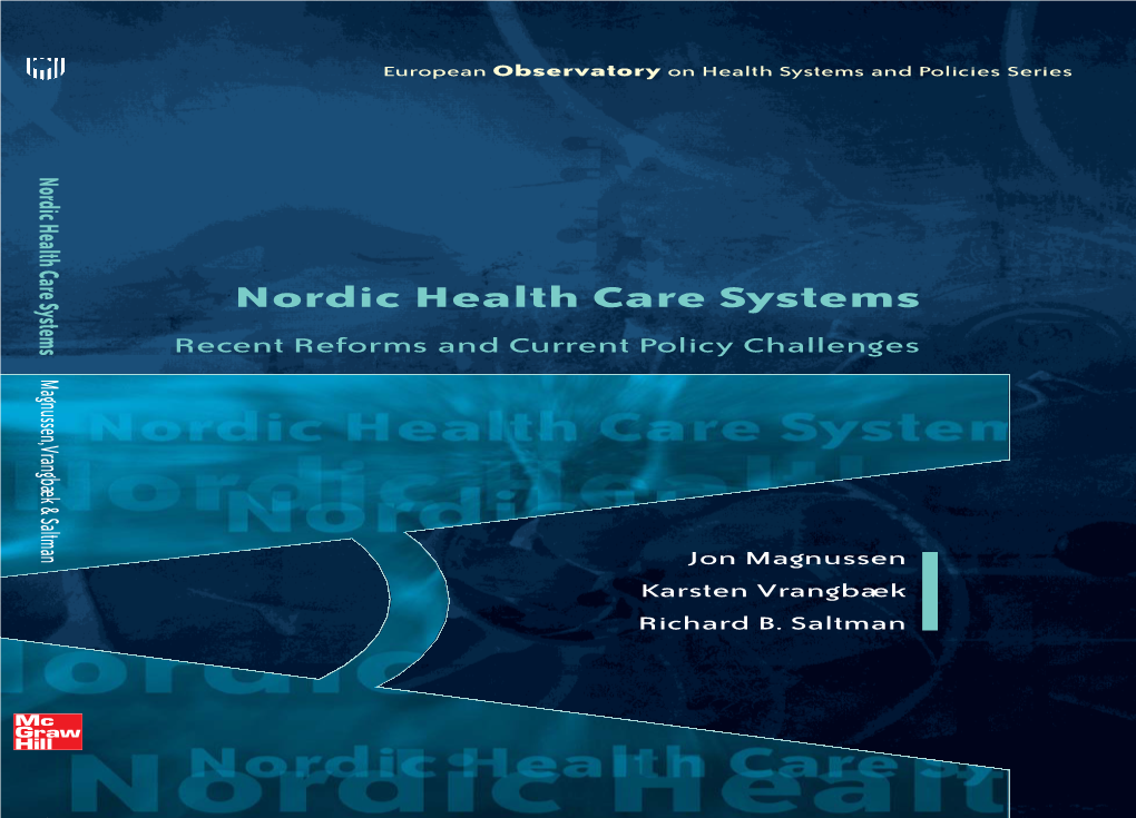 Nordic Health Care Systems Pb:Nordic Health Care Systems Pb 11/8/09 14:04 Page 1