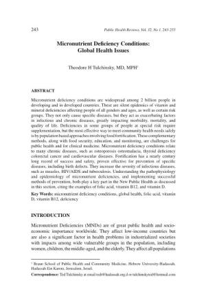 243 Public Health Reviews, Vol