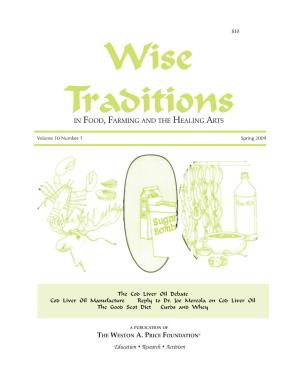 Wise Traditions for Wisetraditions Non Proﬁ T Org