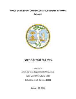 2015 Report on the Status of the South