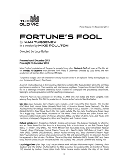 Fortune's Fool