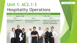 Hospitality Industry It Is Used When Customers Purchase Services Or Food