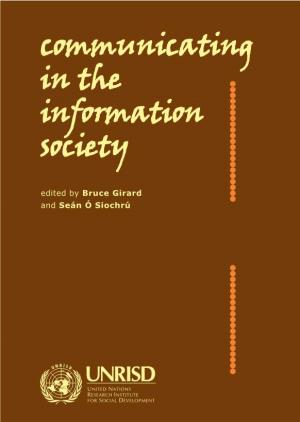 Communicating in the Information Society