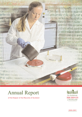 Annual Report of the Keeper of the Records of Scotland 2000-2001