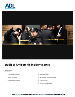 Audit of Antisemitic Incidents 2019