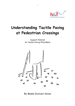 Understanding Tactile Paving at Pedestrian Crossings