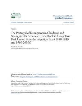 The Portrayal of Immigrants in Children's and Young Adults