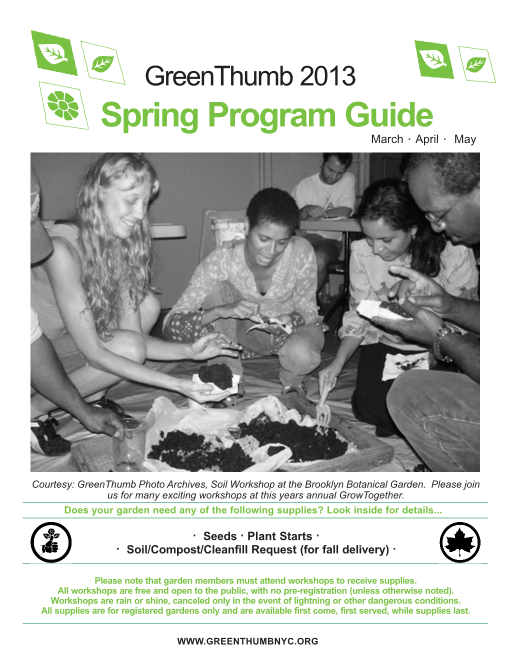Spring Program Guide March