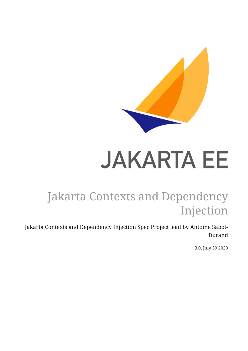 Jakarta Contexts Dependency Injection 3.0