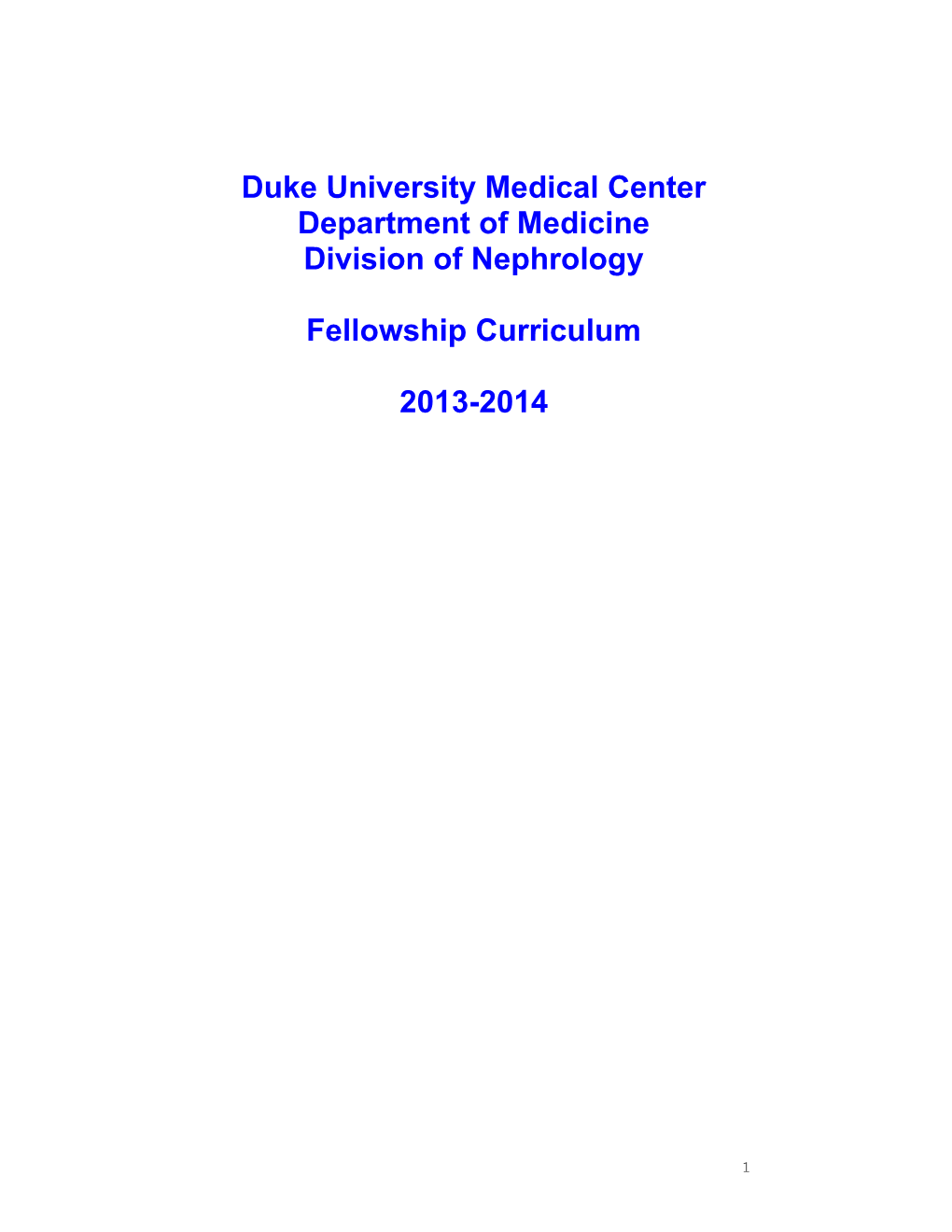 Duke University Medical Center