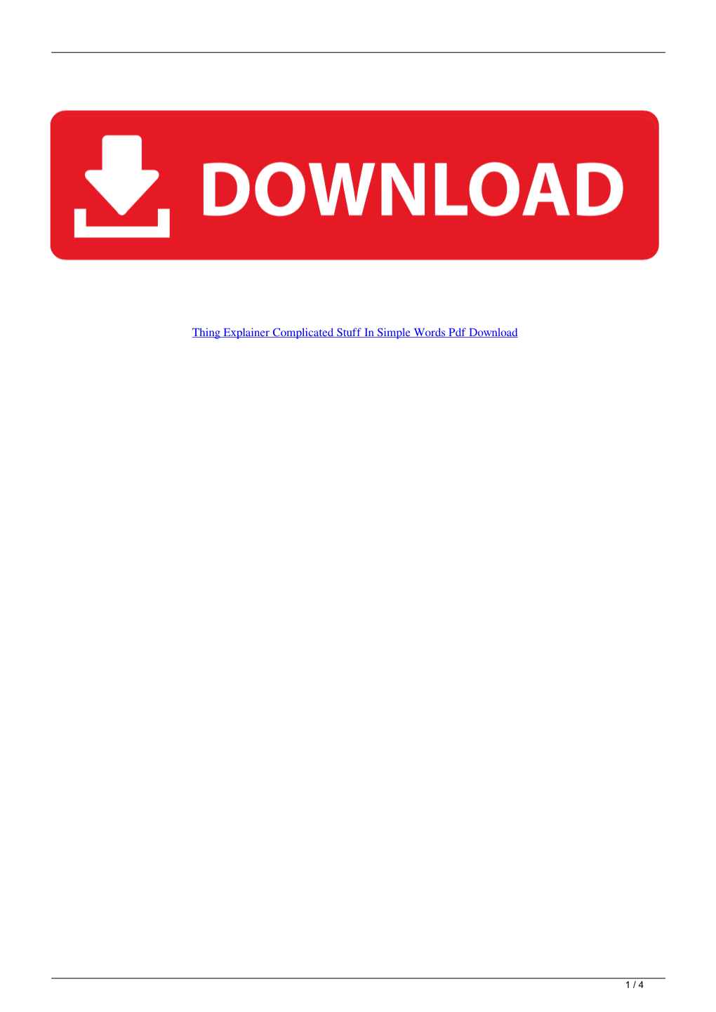 Thing Explainer Complicated Stuff in Simple Words Pdf Download