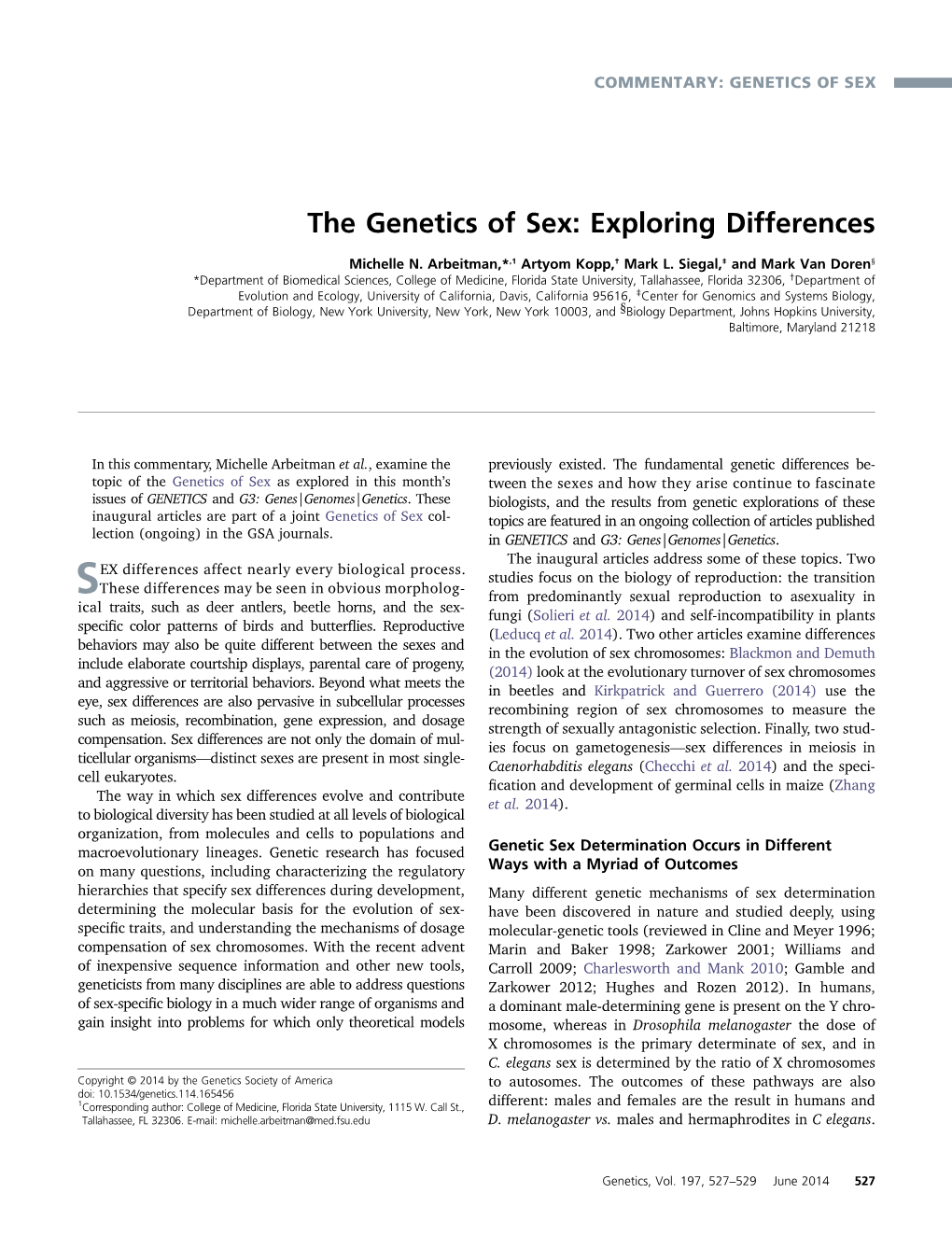 The Genetics of Sex: Exploring Differences