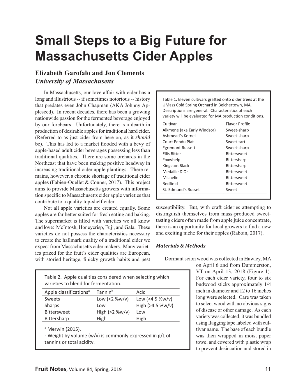Small Steps to a Big Future for Massachusetts Cider