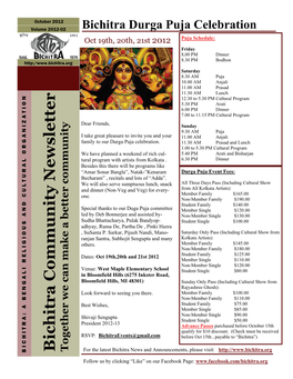 Bichitra Durga Puja Newsletter-2012.Pub