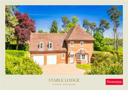 Stable Lodge Kingwood  Oxfordshire