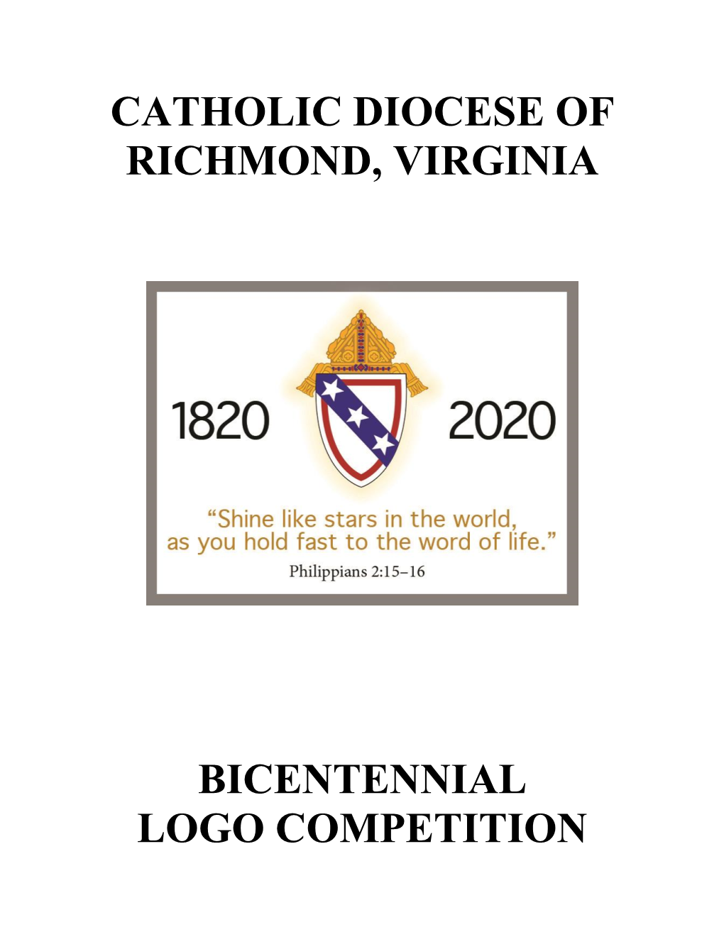 Catholic Diocese of Richmond, Virginia Bicentennial Logo