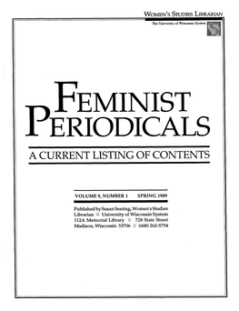 Feminist Theory, and Much of Women's Culture
