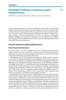 Histologic Findings in Cutaneous Lupus Erythematosus 299