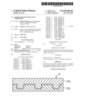 United States Patent (10) Patent No.: US 8,298,586 B2 Bosley, Jr