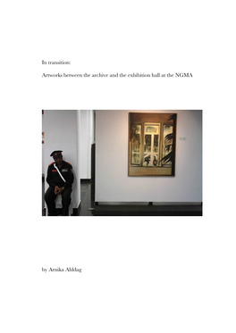 In Transition: Artworks Between the Archive and the Exhibition Hall at the NGMA by Arnika Ahldag