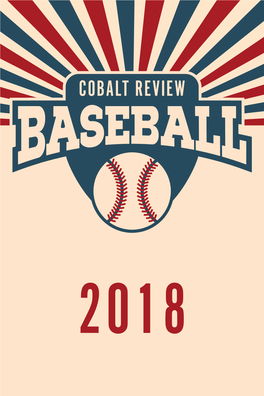 2018 Baseball Issue COBALT 2018 Baseball Issue
