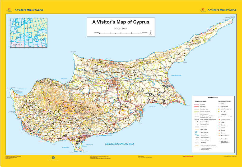 A Visitor's Map of Cyprus a Visitor's Map of Cyprus - DocsLib