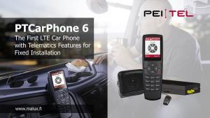 The First LTE Car Phone with Telematics Features for Fixed Installation