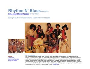 Rhythm N' Blueshighlights