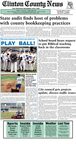 PLAY BALL! to Put Biblical Teaching Back in the Classrooms