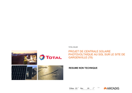Projet De Centrale Solaire Photovoltaïque Au Sol Sur Le Site De Gargenville (78)