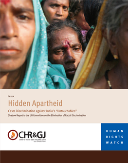 Hidden Apartheid: Caste Discrimination Against India's