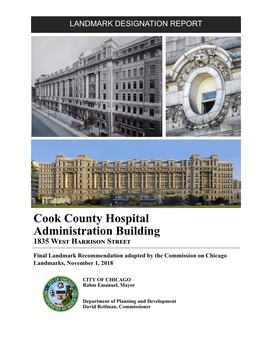 Cook County Hospital Administration Building 1835 W��� H������� S���
