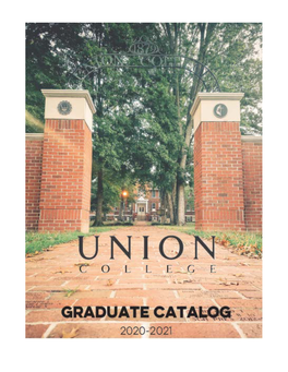 Union College 2020–2021 Graduate Catalog