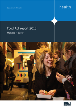 Food Act Report 2013