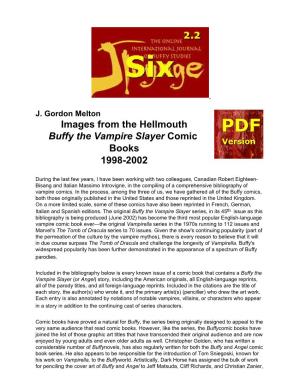 Buffy the Vampire Slayer Comic Books 1998-2002