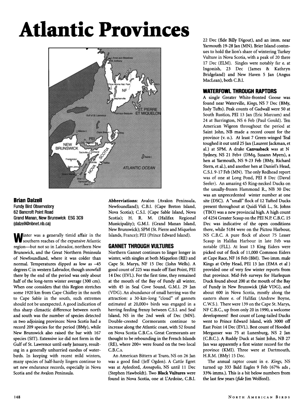 Atlantic Provinces 22 Dec (Fide Billy Digout),And an Imm