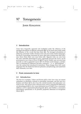97 Tonogenesis