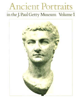 Ancient Portraits in the J. Paul Getty Museum Vol. 1, OPA 1
