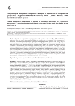 Morphological and Genetic Comparative