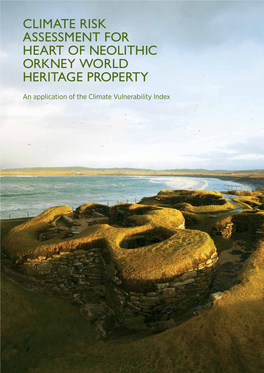 Climate Risk Assessment for Heart of Neolithic Orkney World Heritage Site