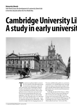 91 Thevoz Cambridge University Liberal Club