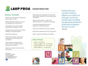 LEAPFROG Learning & Daycare Center
